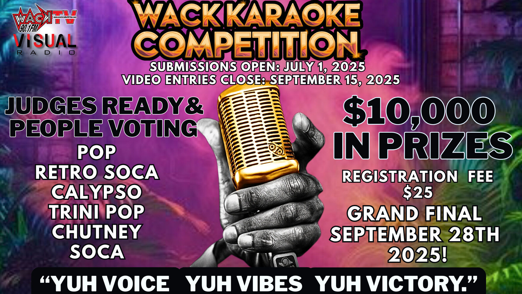 WACK KARAOKE  DONATION  PAGE
