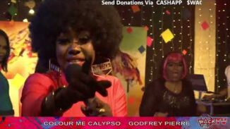 CALYPSO TERRI LYONS "CALYPSO" WITH MARIA BHOLA:HELEN OF TRINBAGO:GODFREY PIERRE