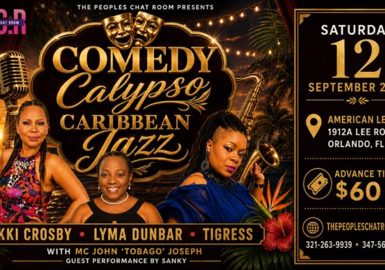 COMEDY CALYPSO CARIBBEAN JAZZ – LIVE PAY-PER-VIEW