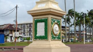 Place des Palmistes, Cayenne, French Guiana, 1 April 2013; geographic file photograph, not a current event.