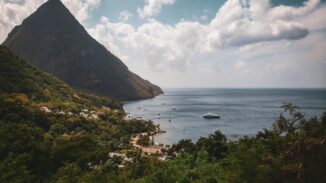 File photograph of a coastal landscape; not the location, boat or event in the reported US strike. Photograph date unknown.
