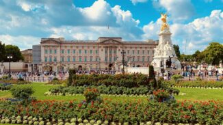 File photograph of Buckingham Palace, London; not the Caribbean tour.