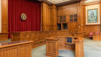 File photograph: Oklahoma City law school courtroom; not a Trinidad and Tobago court. Photograph date unknown.
