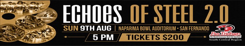 Echoes of Steel 2.0 — Sunday 9th August, Naparima Bowl Auditorium, 5 PM, tickets $200
