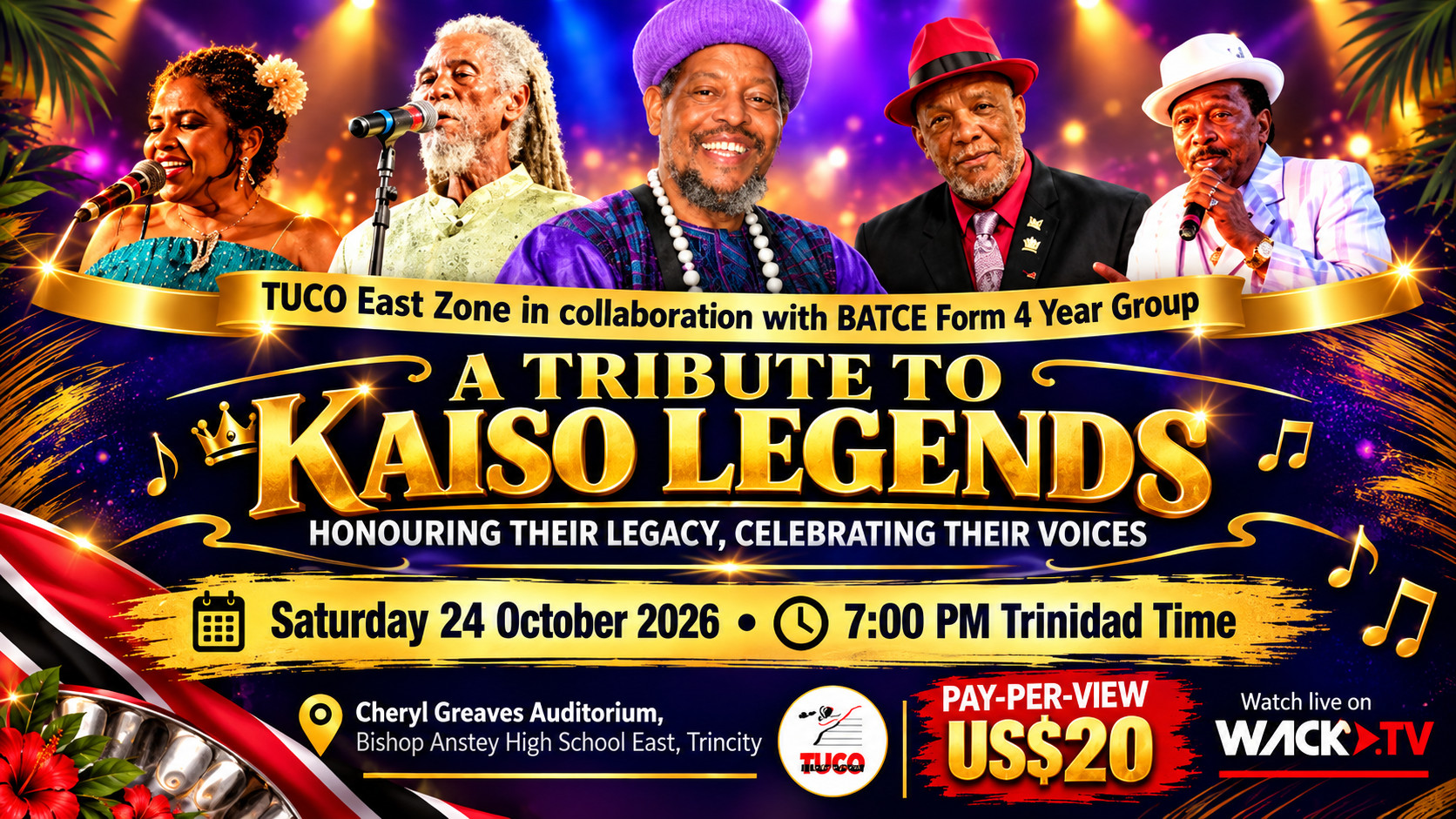 A Tribute to Kaiso Legends — PAY-PER-VIEW US$20